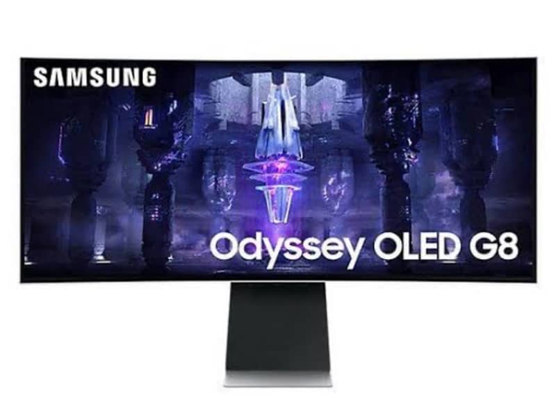 Samsung Odyssey g8 Oled gaming monitor 34 inches ultra wide 0