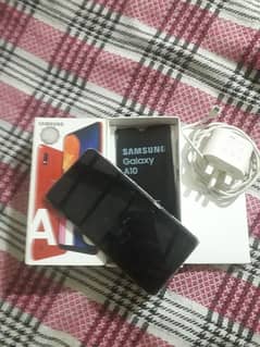 samsung glaxy a10 full box for sale exchange possible read discription