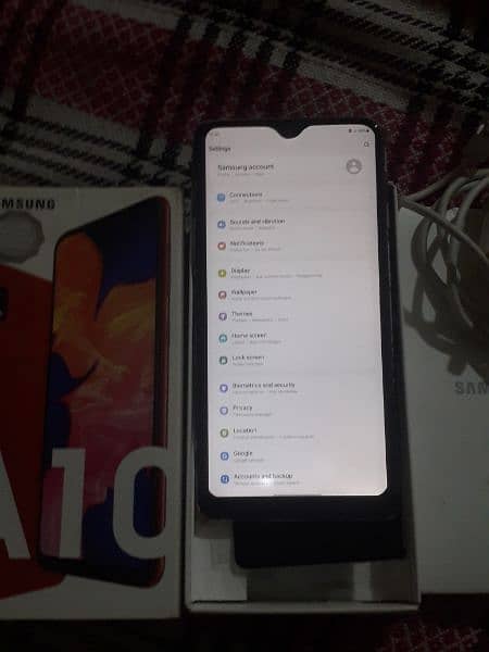 samsung glaxy a10 full box for sale exchange possible read discription 8