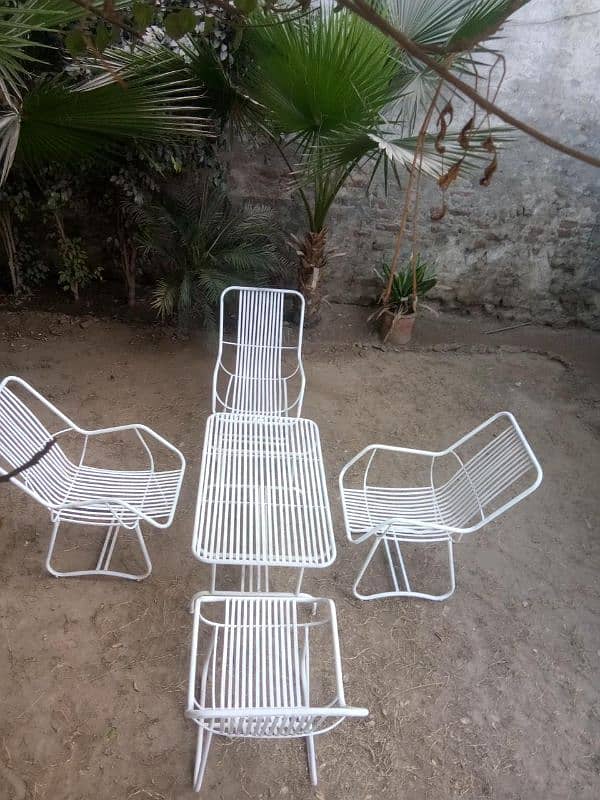 Garden chair with table (set) 2