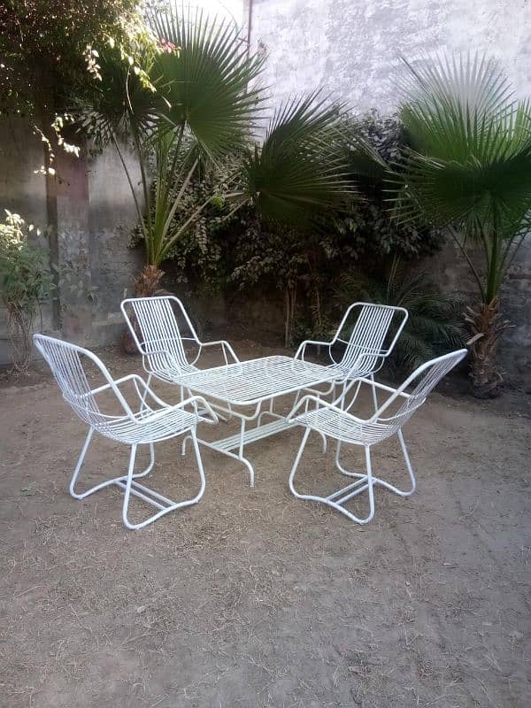 Garden chair with table (set) 3