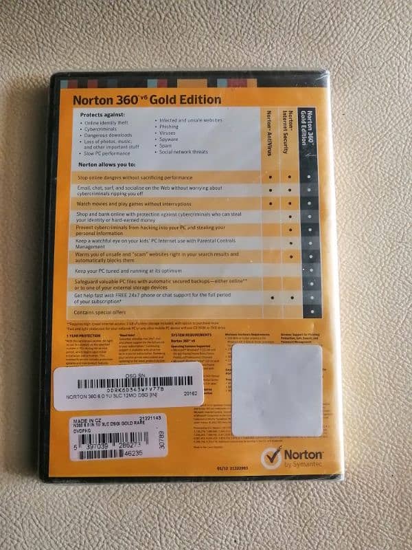 Windows Norton 360 Golden Edition 3