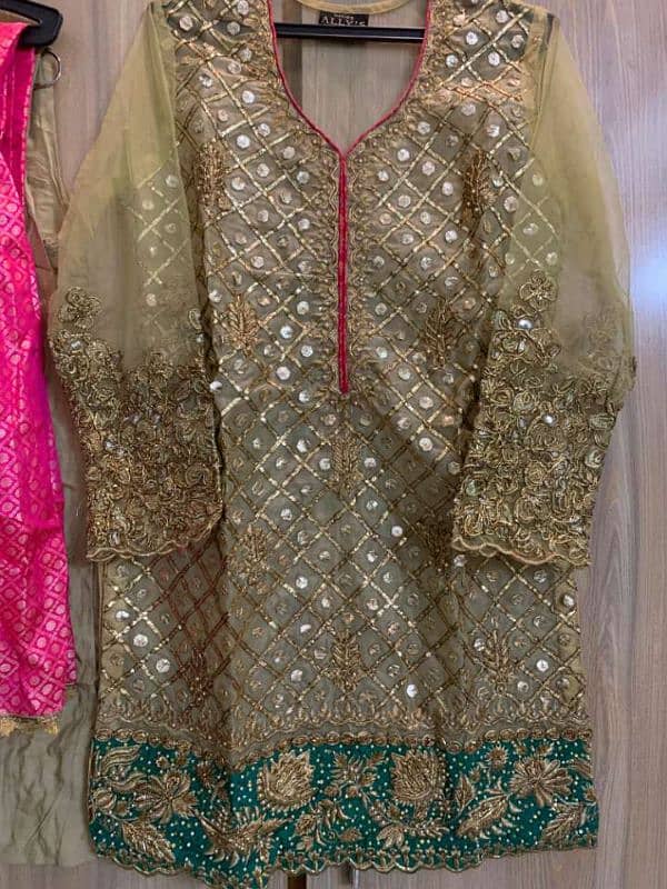 3 piece gharara dress 0