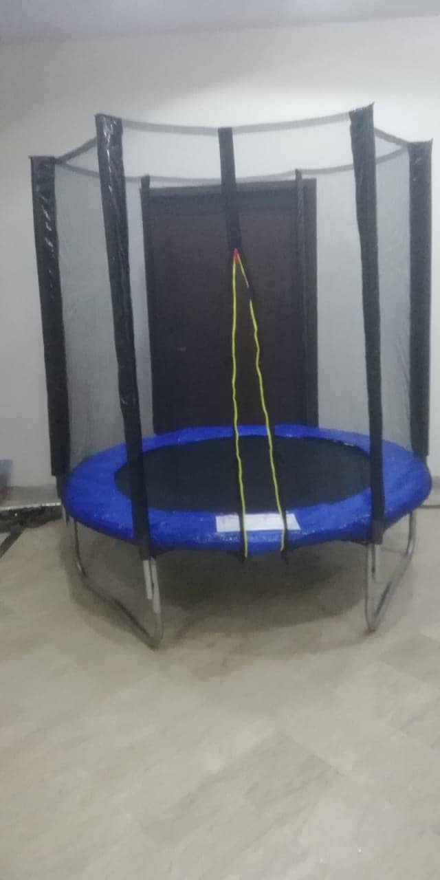 Trampoline 6FT With Safety Net Jumping Jhola 0