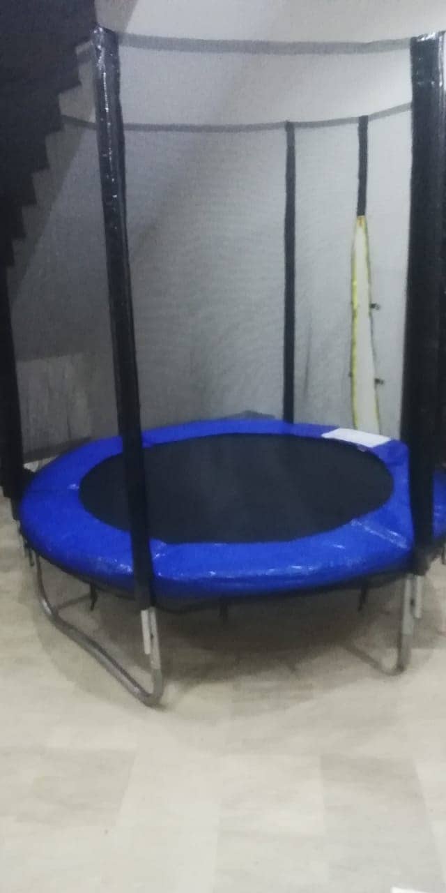 Trampoline 6FT With Safety Net Jumping Jhola 3