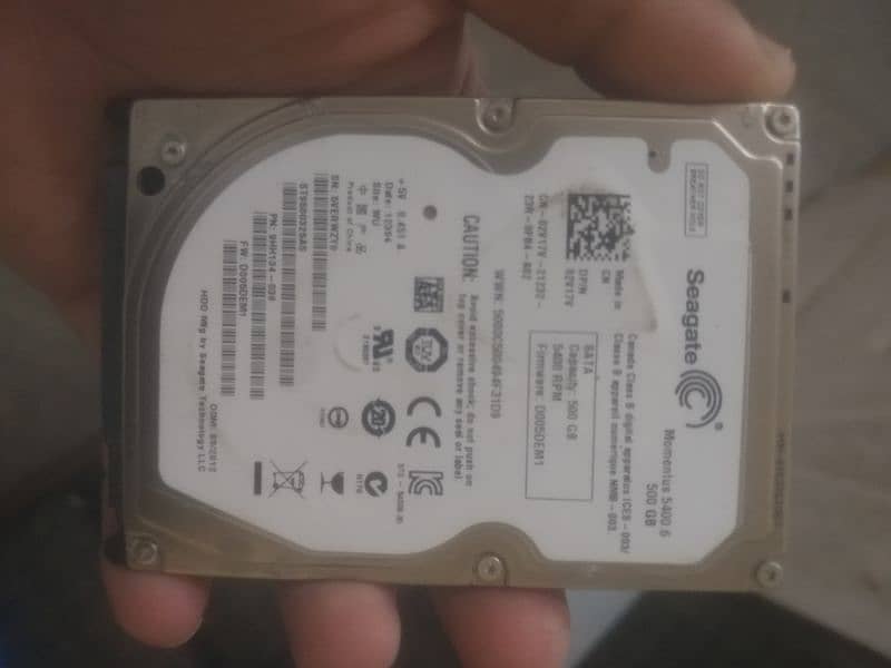 500GB,Laptop , Desktop Hard drive for urgent sale. 0