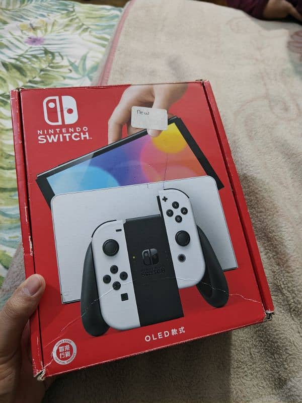 Nintendo switch oled 64gb 10/10 condition 1