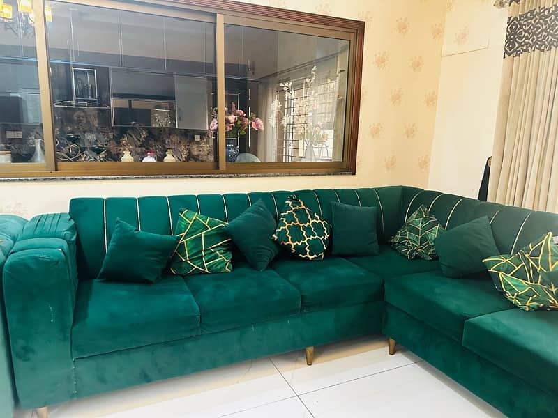 9 seater sofa set in good condition 3