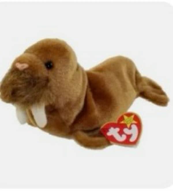 Ty beanie baby -walrus stuffed plush to y for kids(6 inches) 0