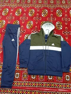 Adidas tracksuit Green and blue colour Size (L)