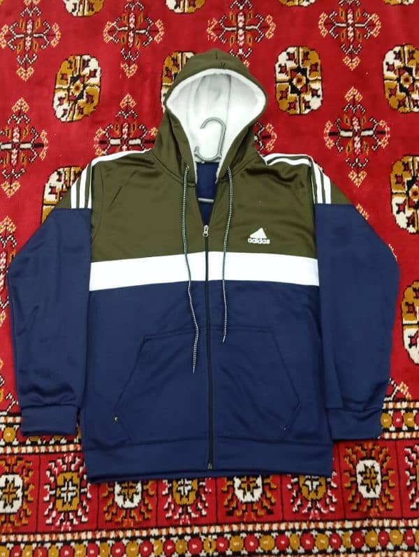 Adidas tracksuit Green and blue colour Size (L) 2