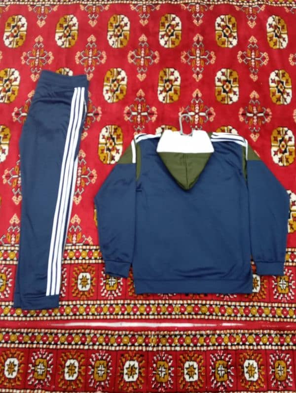 Adidas tracksuit Green and blue colour Size (L) 4