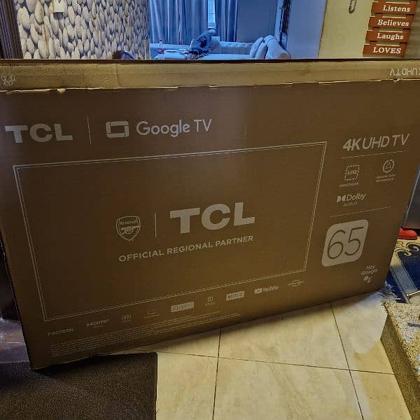 it's just the box of new tv 0