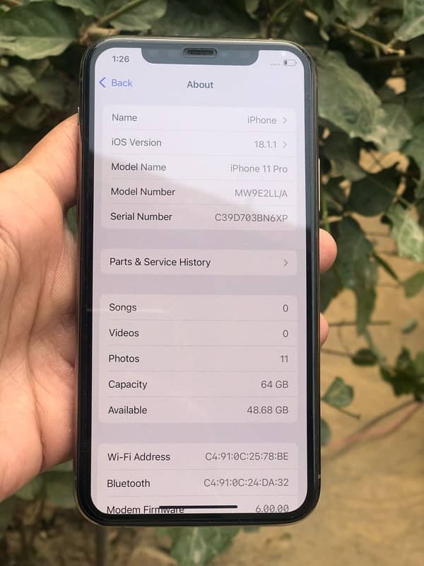 iPhone 11 Pro - 64Gb - Non PTA (FU) - 79% Health 5