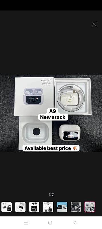 Earpods | Latest | earbuds | handfree | Gadget box |Smart watch 2