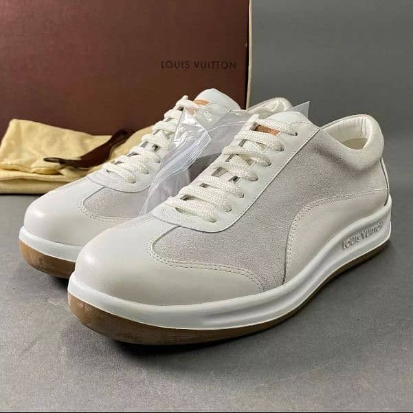 Louis Vuitton runaway sneakers white leather 0