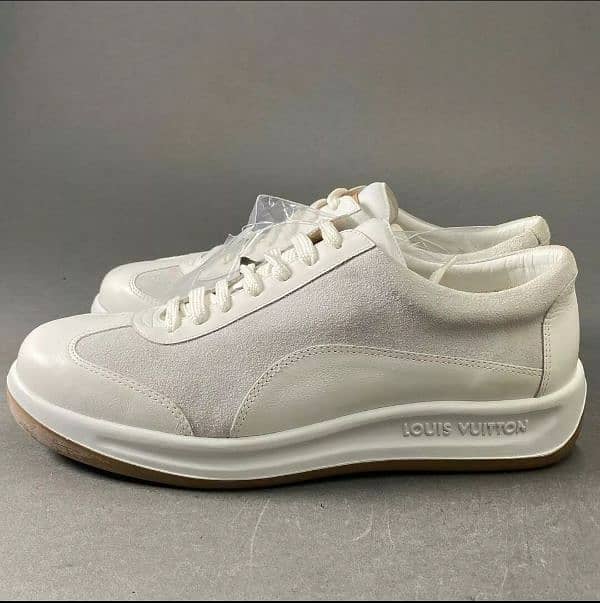 Louis Vuitton runaway sneakers white leather 1