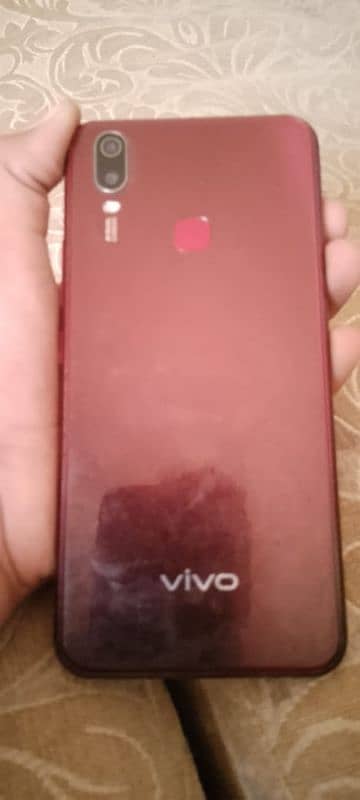 red mobile good condition urjent for sell vivo 1906 model 1