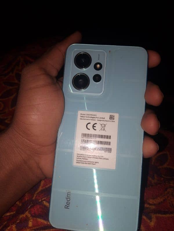 Redmi note 12 full box 8gb=128gb 6