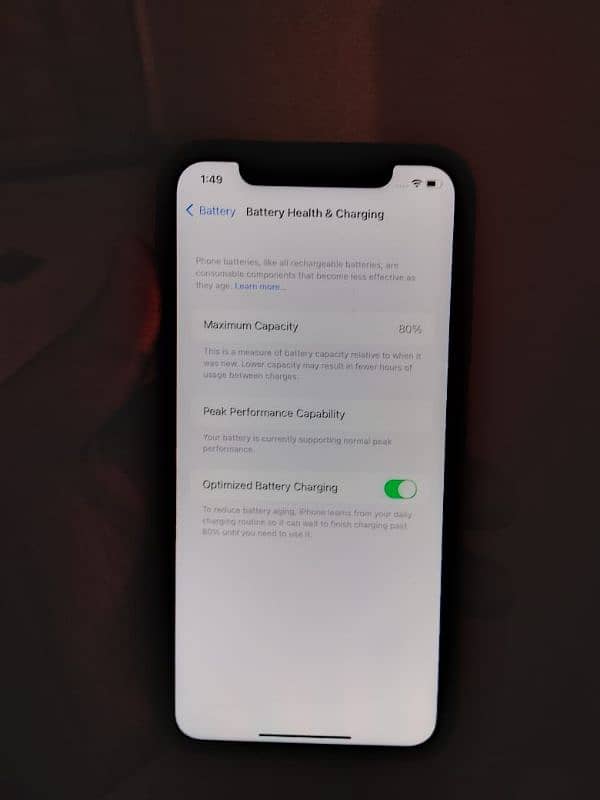 Iphone XR battery health 80 128gb 5