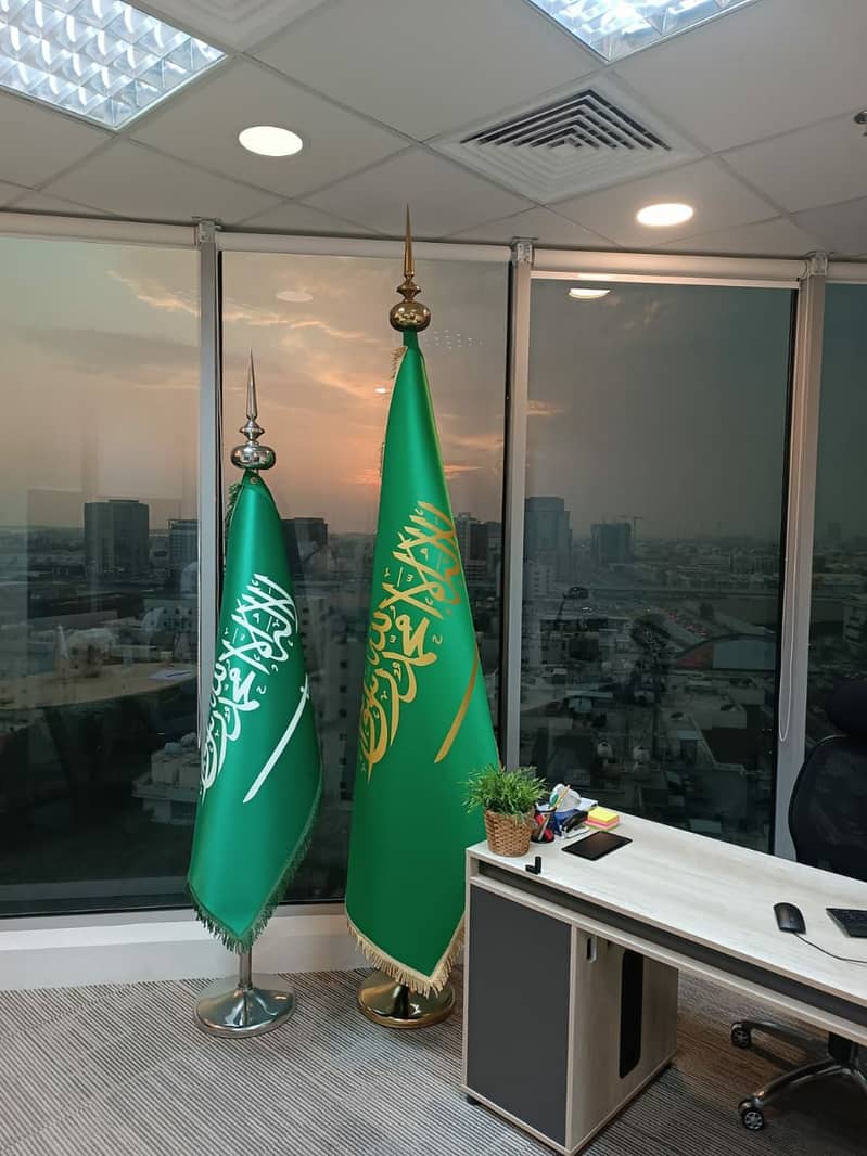 Indoor Flags for office room decoration with a company logo table flag 8