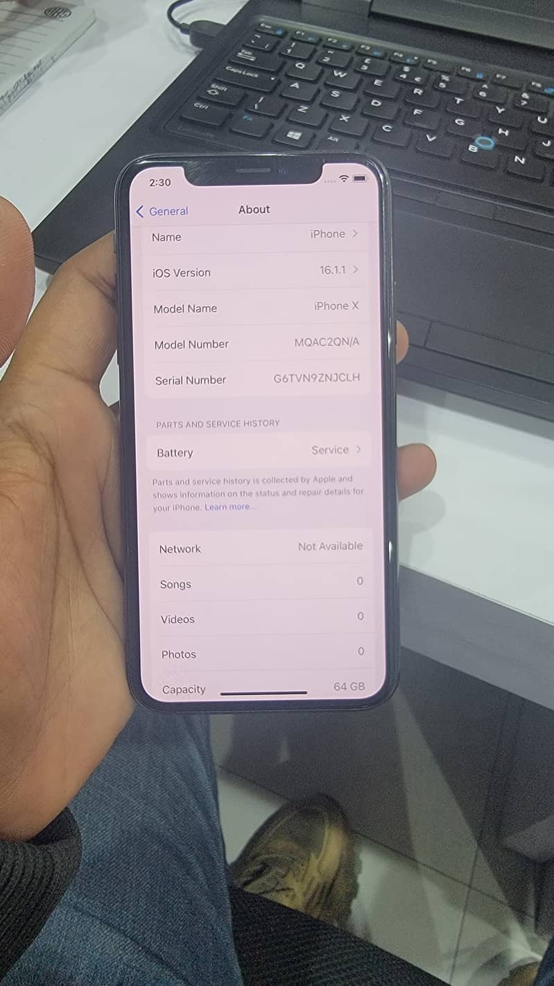 Apple iPhone X 64GB Official PTA Approve 2