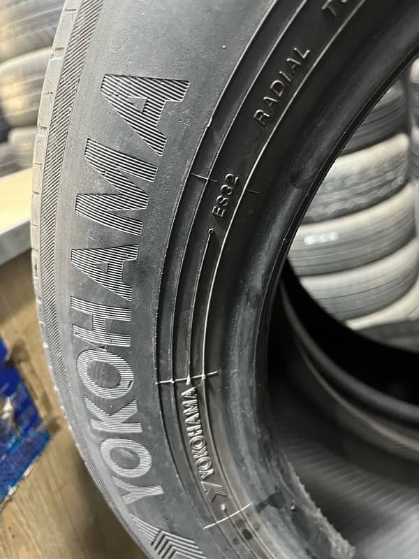 185-65-15 Yokohama Bluearth es32 2 tyres used 0