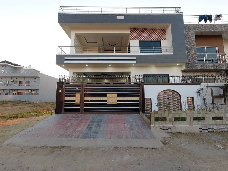 1800 Sq Ft ( 7 Marla ) Corner Brand New With Solar System. House Available For Sale in Gulshan e Sehat. In Block E E-18 Islamabad. 1