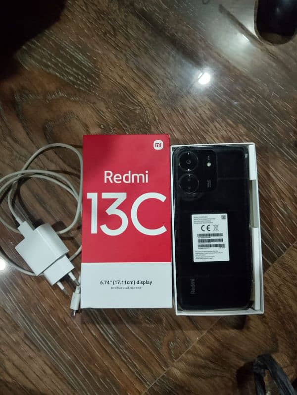 REDMI 13C 6/128 BLACK COMPLETE BOX just like new 1