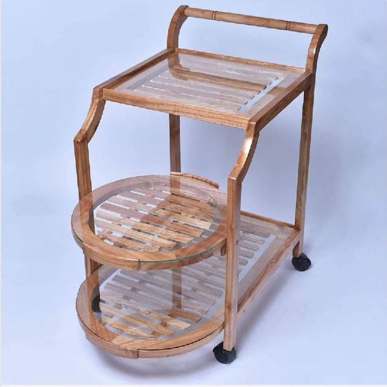 tea trolly /Food serving table / for home ,cafe,Hotel and markets 0