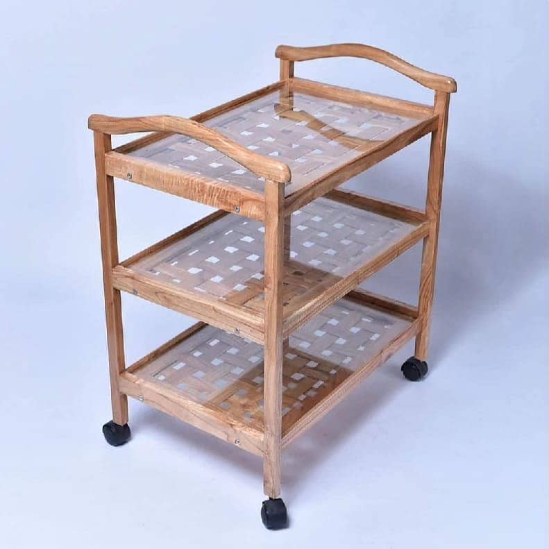 tea trolly /Food serving table / for home ,cafe,Hotel and markets 3