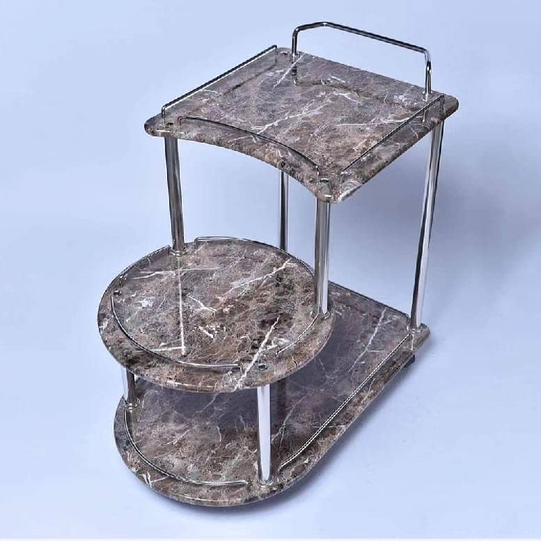 tea trolly /Food serving table / for home ,cafe,Hotel and markets 4