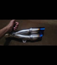 AKRAPOVIC DUAL PIPE EXHAUST