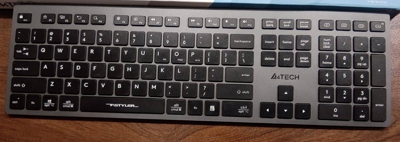 A4tech FSTYLER FBX50C Bluetooth & 2.4G Wireless Keyboard (Just as New) 1