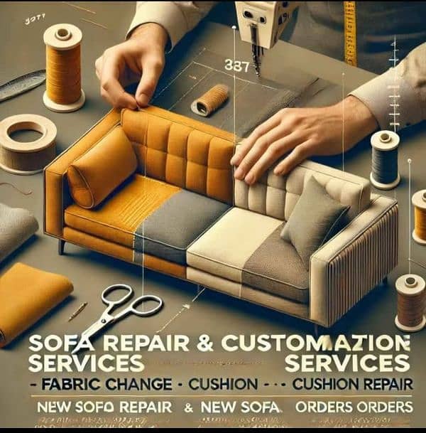 Sofa Cushion Cover Repair and Custom New Sofa Beds 0