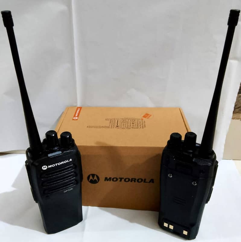 Motorola GP328 Walkie talkie Set Wireless 15W Long Range Two way radio 9