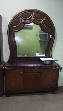 dressing table and showcase