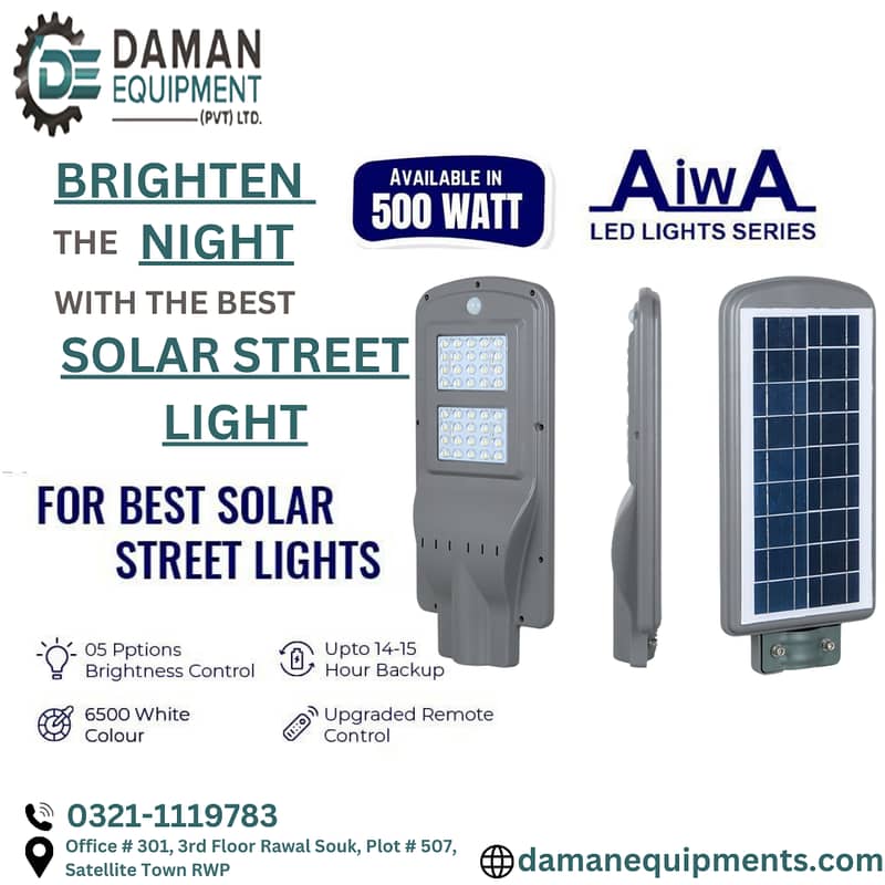 Solar Street Light - BOPU 60watts (Remote) 60 watts 0