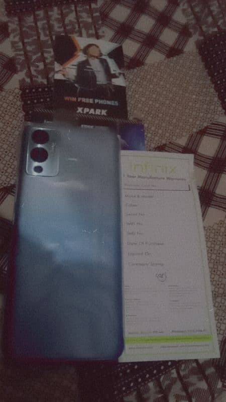 infinix hot 12 play 4/64 with box 1