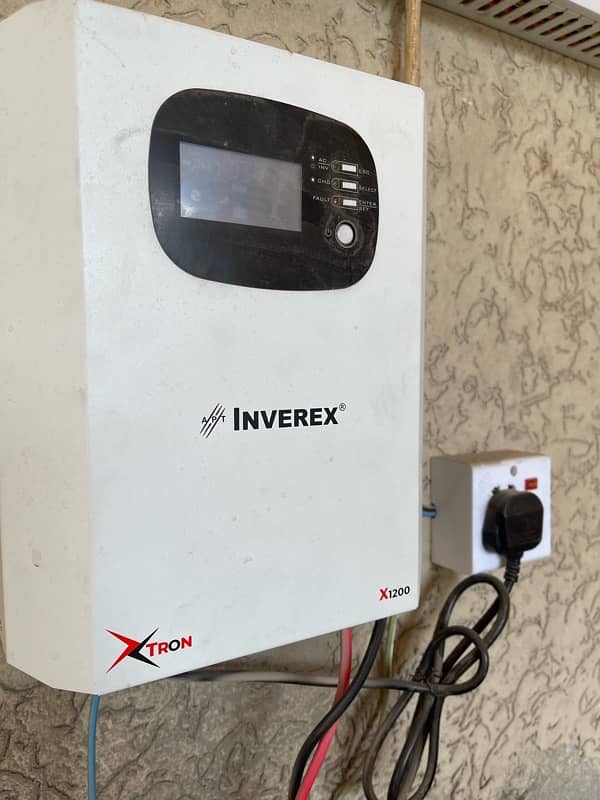 Inverex inverter Hybrid UPS 1200 watts + Phoenix batters XP210 0