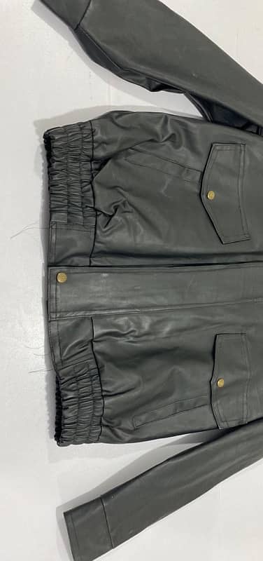 Vintage Unifits baggy fit leather jacket 1