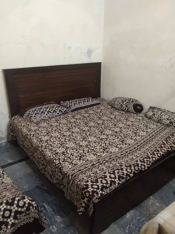 Double bed with mattress 0