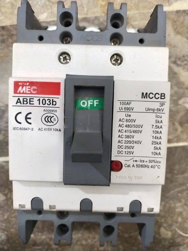 Read carefully add AC DC BREAKER 3phase breaker 0