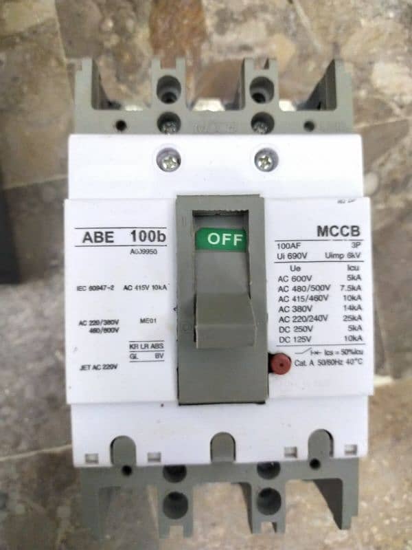 Read carefully add AC DC BREAKER 3phase breaker 1