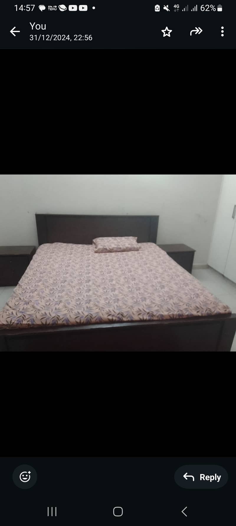 bed set ,excellent condition 0