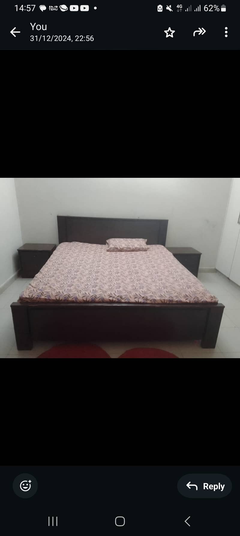 bed set ,excellent condition 1