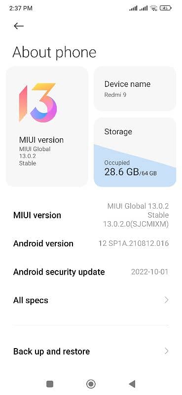 redmi 9 4/64 exchange possible 3