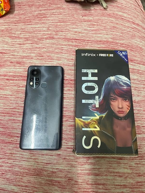 infinix hot 11s 10/9 condition gb128 or ram 4 gb 4