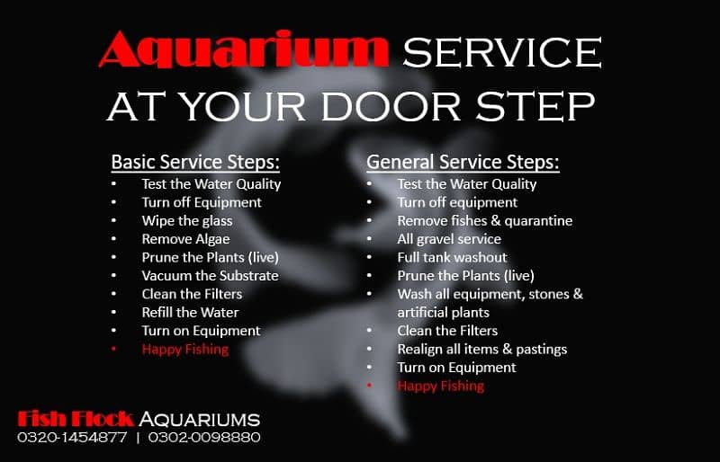 do call us for your aquarium service 0