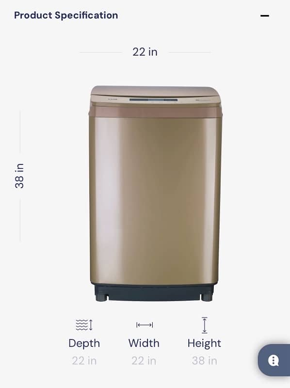 Dawlance Fully Auto Washing Machine 7